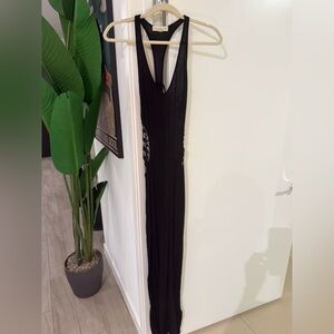 Staring at Stars Black Backless Dress